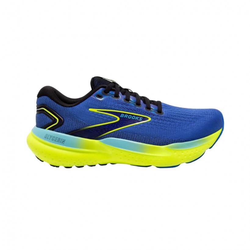 Brooks Glycerin 21 Blue Yellow SS24 Sneakers