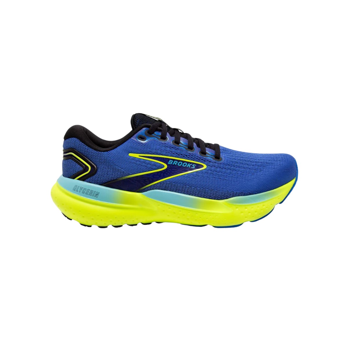 Zapatillas Brooks Glycerin 21 Azul Amarillo SS24