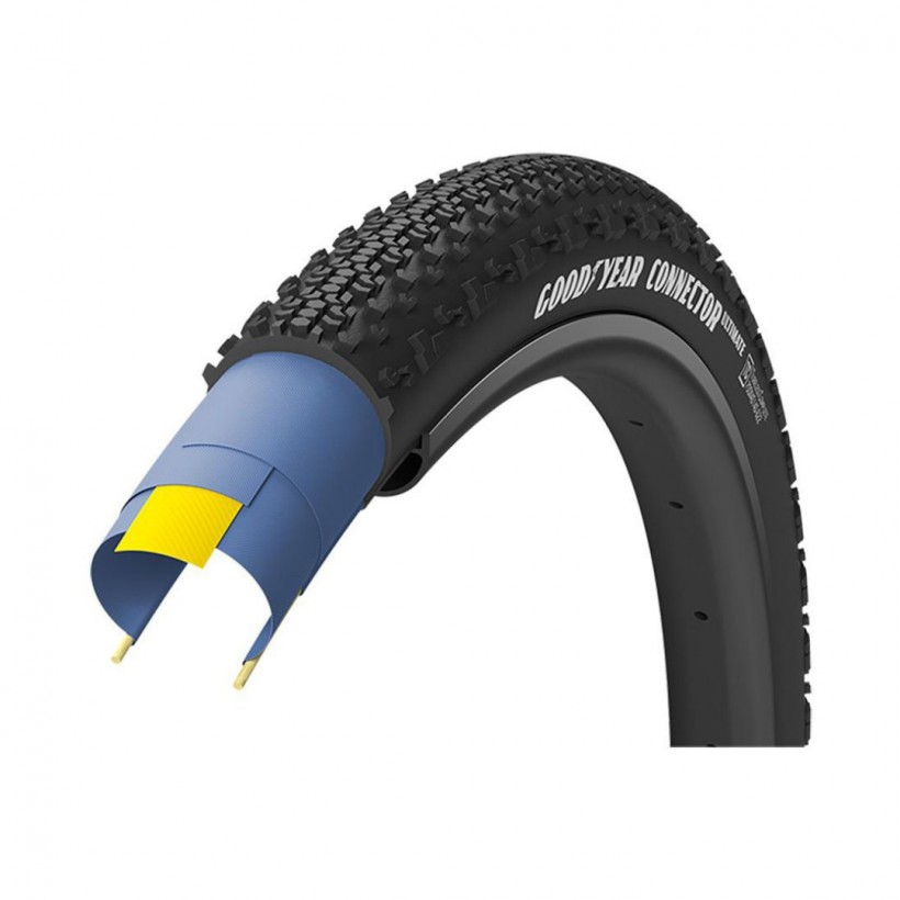 Copertone Goodyear Gravel Connector Ultimate Tubeless 700 x 45 Nero