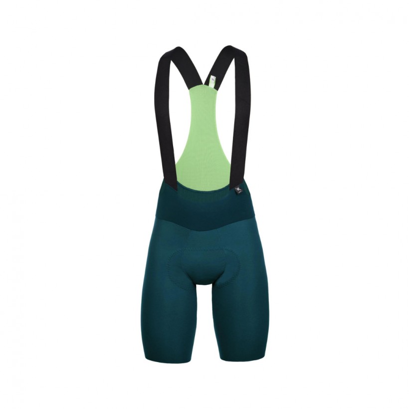 Q36.5 Woolf 2.0 Dark Green Bib Shorts