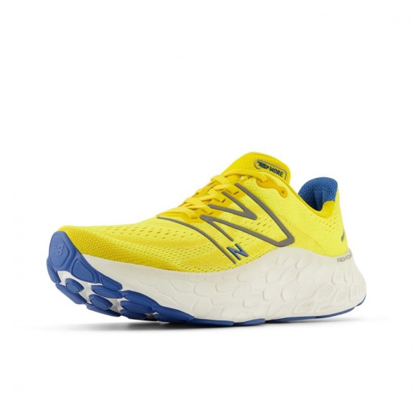 New Balance Fresh Foam X More v4 Gelb Weiß...