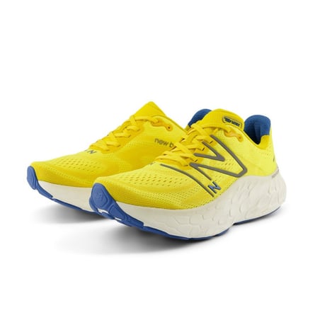 Ténis New Balance Fresh Foam X More v4 Amarelo Branco 