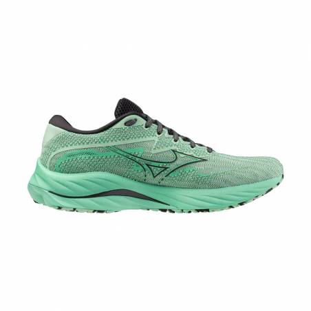 Mizuno Wave Rider 27 Green Black  Shoes