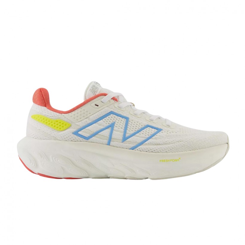 New Balance Fresh Foam X 1080 v13 White Red SS24 Women's Running Shoes