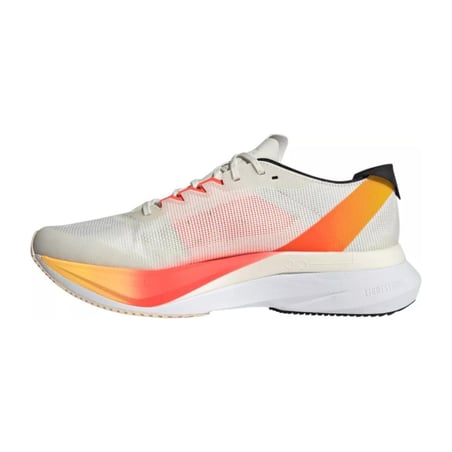 Chaussures Adidas Adizero Boston 12 M Blanc Orange 