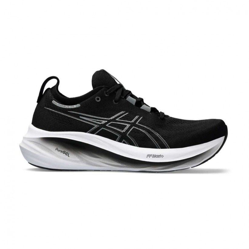Asics Gel Nimbus 26 Black White SS24 Running Shoes