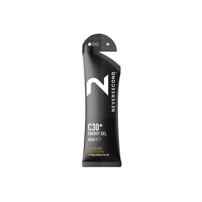 Gel Energético Neversecond C30+ Espresso 75mg Cafeína Unidade