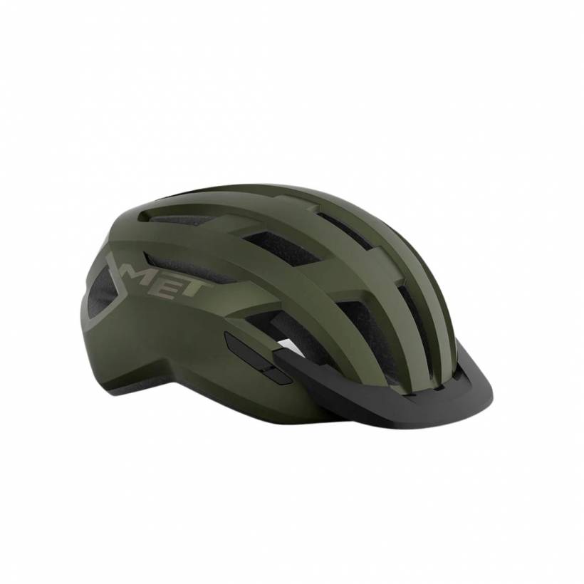 Capacete Met Allroad Verde Iridescente Fosco