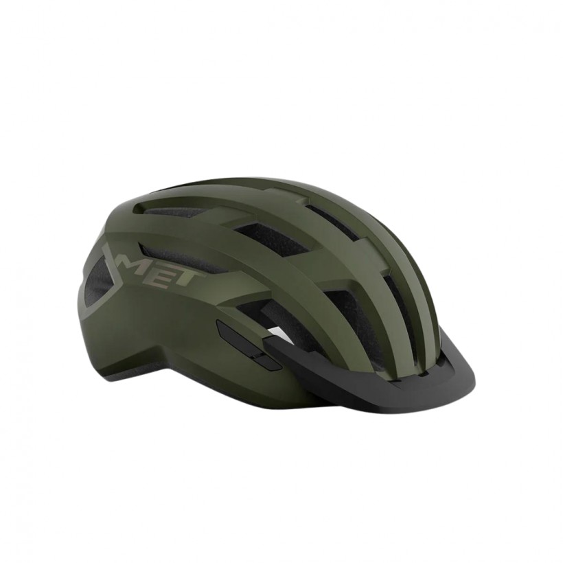Matt Irideszierender Grüner Met Allroad Helm