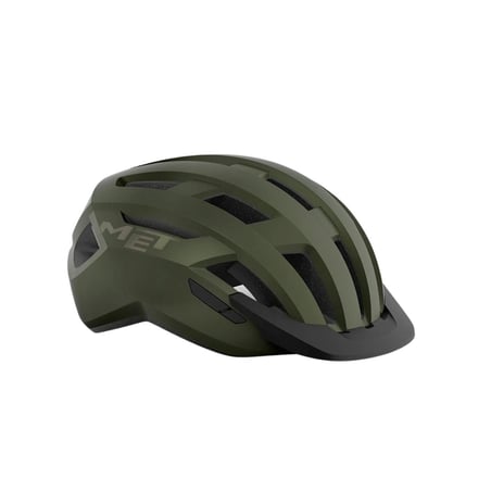 Matt Irideszierender Grüner Met Allroad Helm