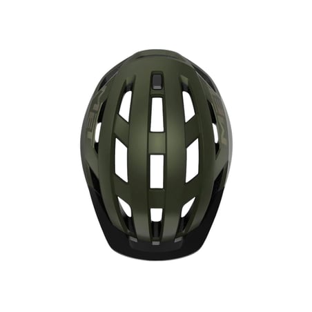 Matte Iridescent Green Met Allroad Helmet