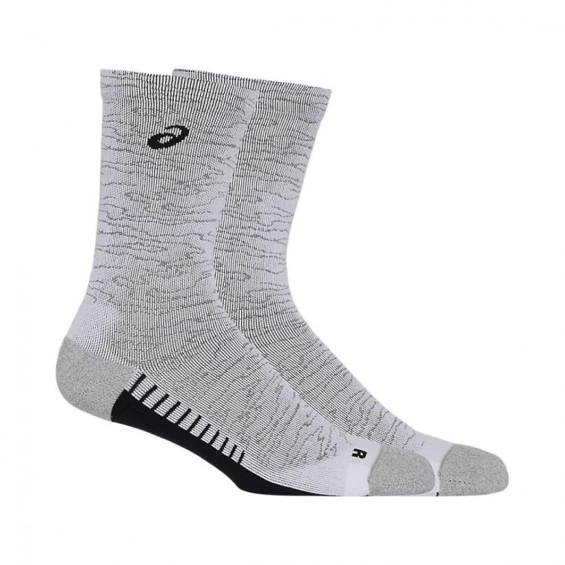 Asics Performance Run Crew Socks Grey Black