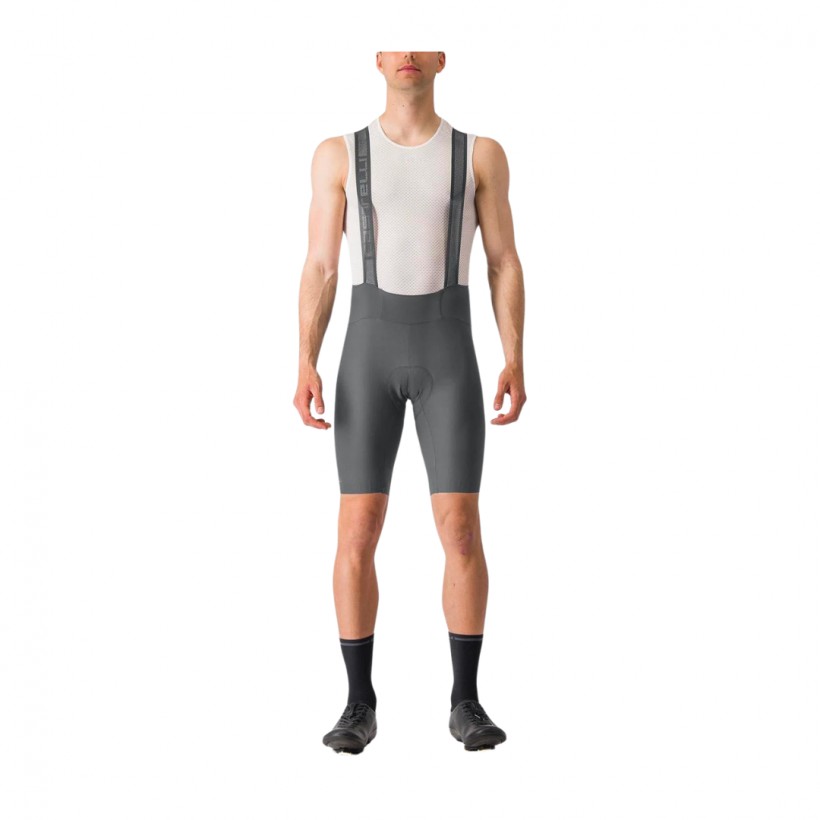 Castelli Espresso Grey Bib Shorts