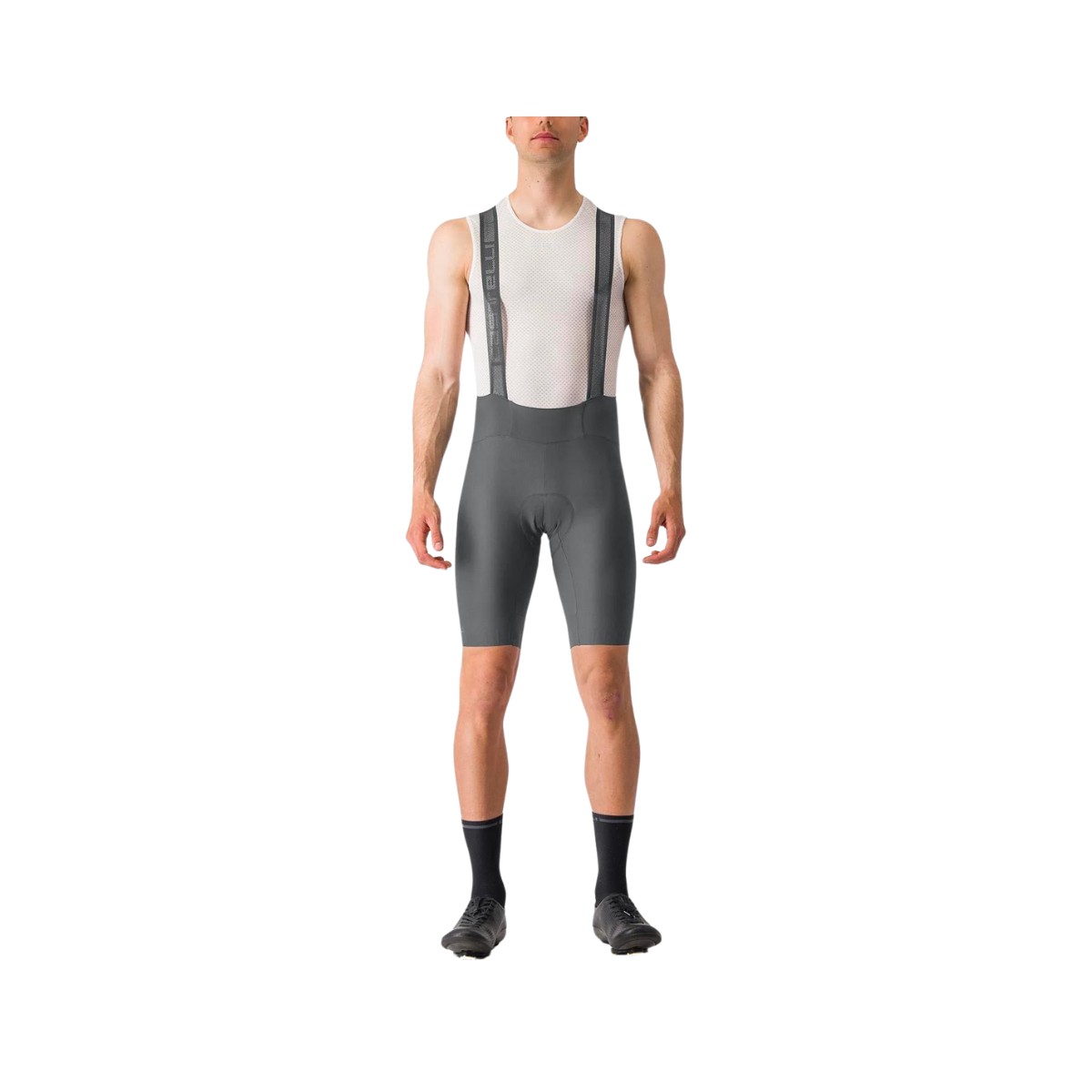 mit Die  günstig Kaufen-Castelli Espresso Graue Trägerhose, Größe M. Castelli Espresso Graue Trägerhose, Größe M <![CDATA[Castelli Espresso Trägershorts Entdecken Sie Leistung und Komfort mit den Castelli Espresso Trägershorts, die für die anspru