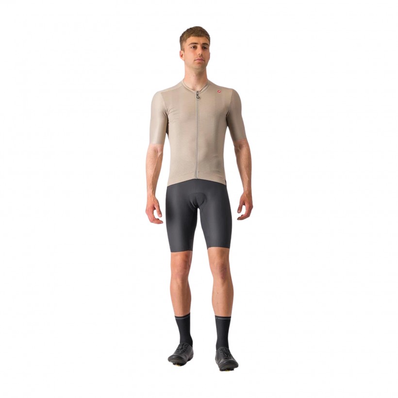 Maillot Castelli Espresso Marron Noir