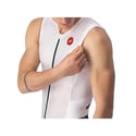 Combinaison Triathlon Castelli Free Sanremo 2 Sans Manches Blanc Noir