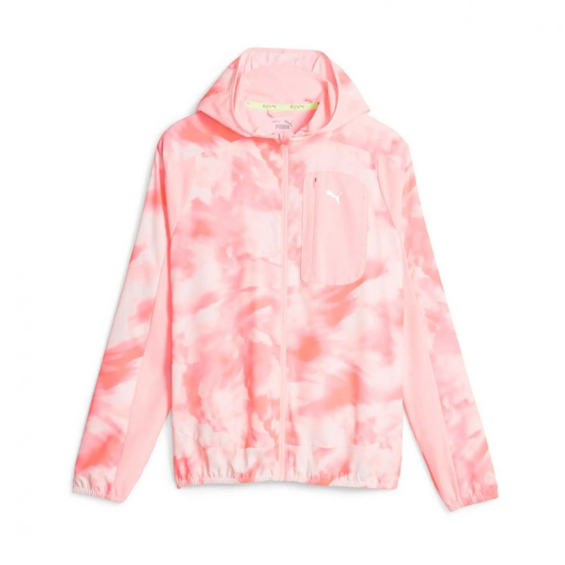 Chaqueta Puma Run Ultraweave Rosa Mujer