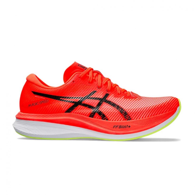 Asics Magic Speed 3 Rot Schwarz SS24 Laufschuhe