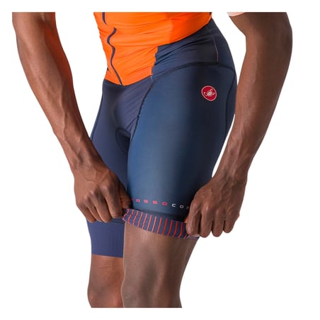 Trisuit Castelli Integral Free Sanremo 2 Manica Corta Arancione Blu