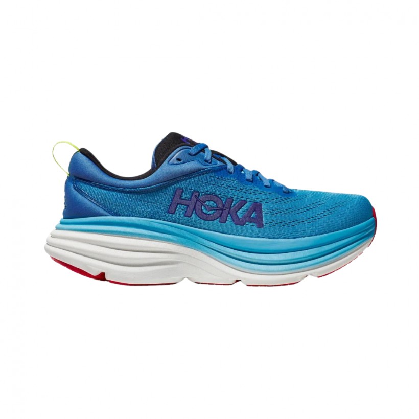 Sapatos Hoka Bondi 8 Azul Branco SS24