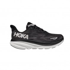 Hoka Clifton 9 Wide Black White SS24 Shoes