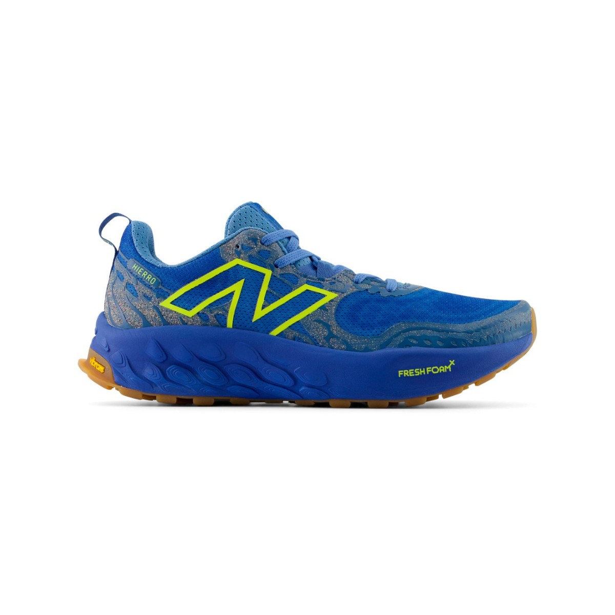 Zapatillas New Balance Fresh Foam X Hierro V8 Azul Verde SS24