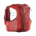 Gilet da corsa rosso Salomon Active Skin 4 Set