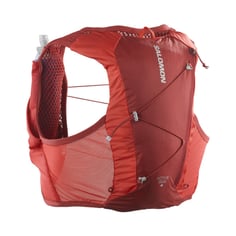 Gilet da corsa rosso Salomon Active Skin 4 Set
