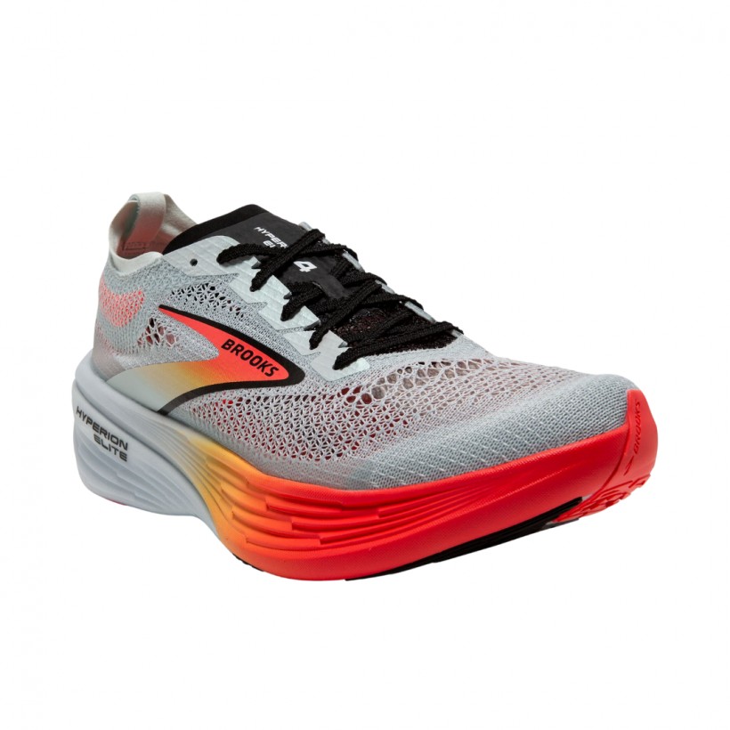 Brooks Hyperion Elite 4 Grey Orange Unisex...