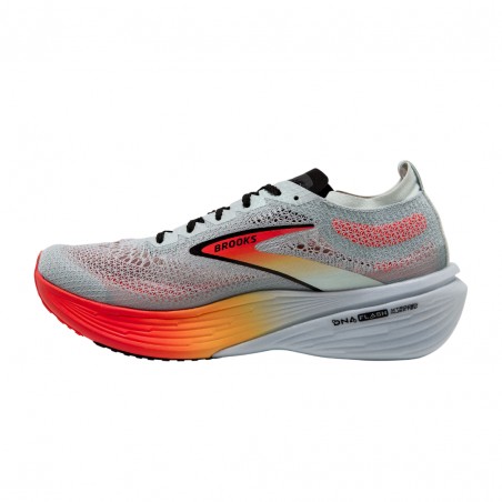 Brooks Hyperion Elite 4 Grey Orange Unisex Sneakers