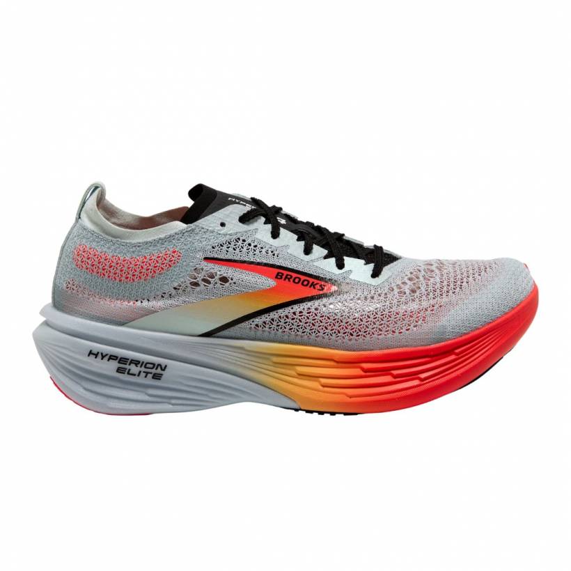Brooks Hyperion Elite 4 Grijs Oranje Unisex Hardloopschoenen