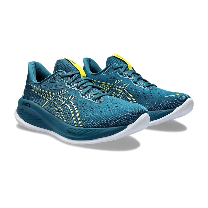 Asics Gel-Cumulus 26 Blue Yellow  Running Shoes