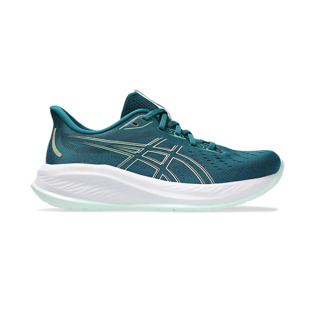 Zapatillas Asics Gel - Cumulus 26 Azul Verde SS24 Mujer