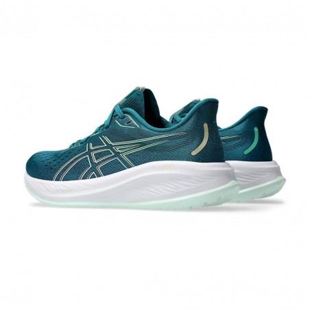 Zapatillas Asics Gel - Cumulus 26 Azul Verde  Mujer