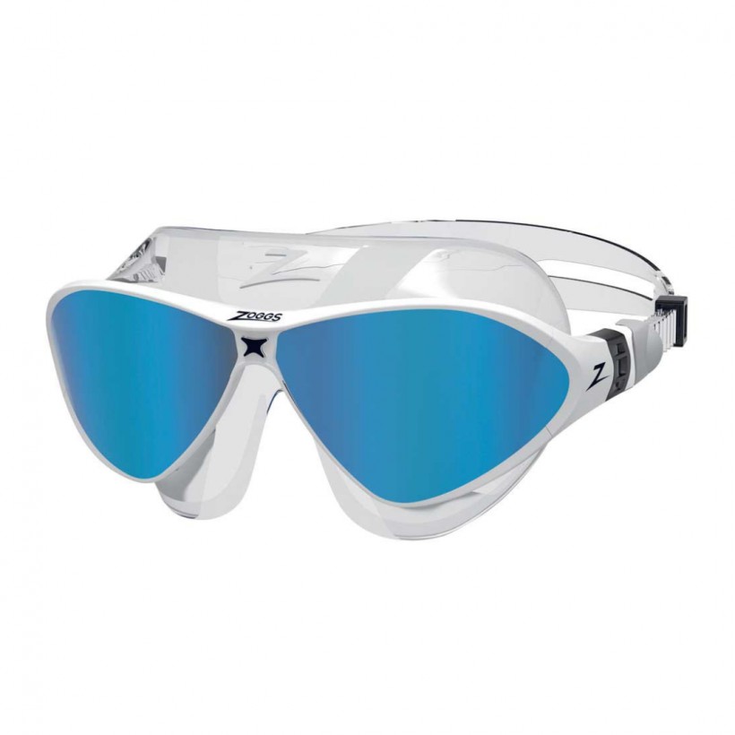 Zoggs Horizon Flex Titanium White Blue Swimming Mask
