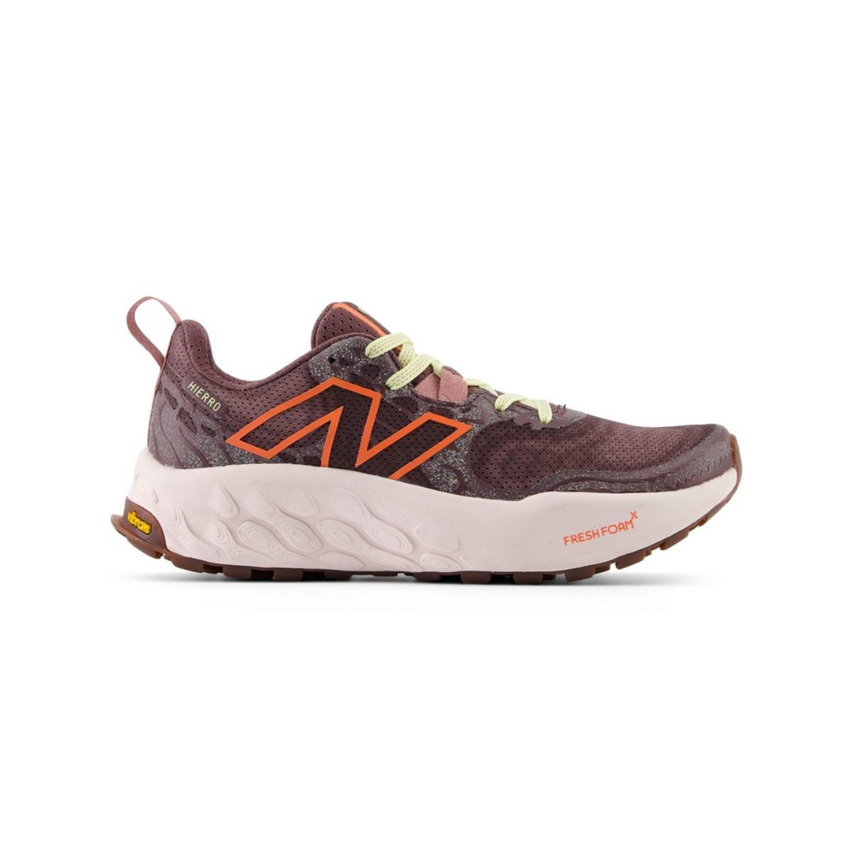 Chaussures New Balance Fresh Foam X Hierro V8 Marron Blanc SS24 pour Femmes