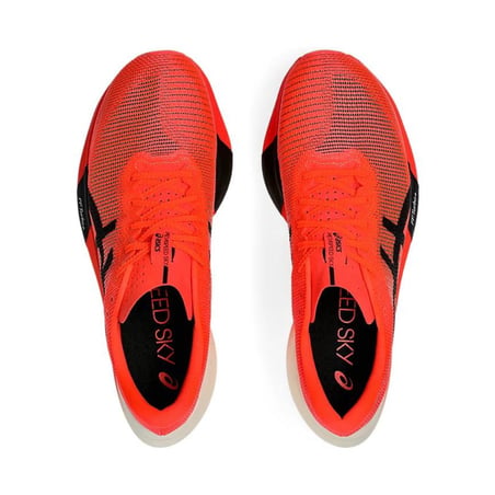 Chaussures  unisexe Asics Metaspeed Sky Paris rouge noir