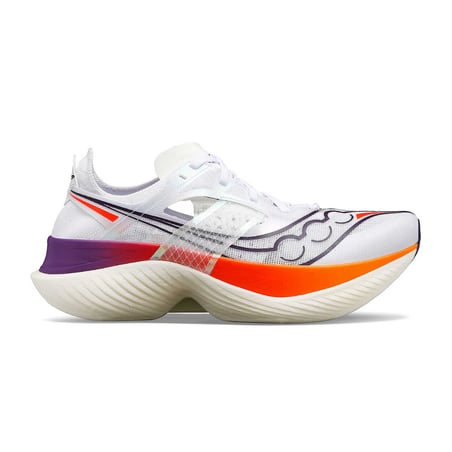Saucony Endorphin Elite White Purple  Shoes
