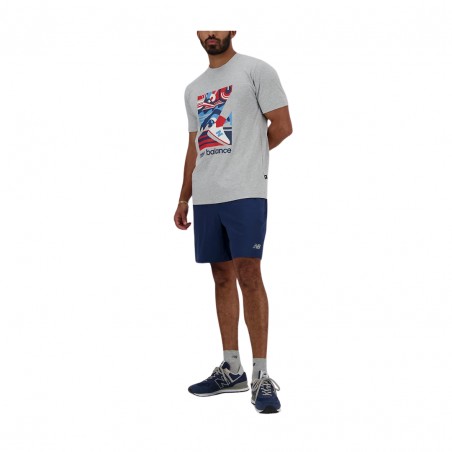 Camiseta New Balance Sport Essentials Triathlon Gris