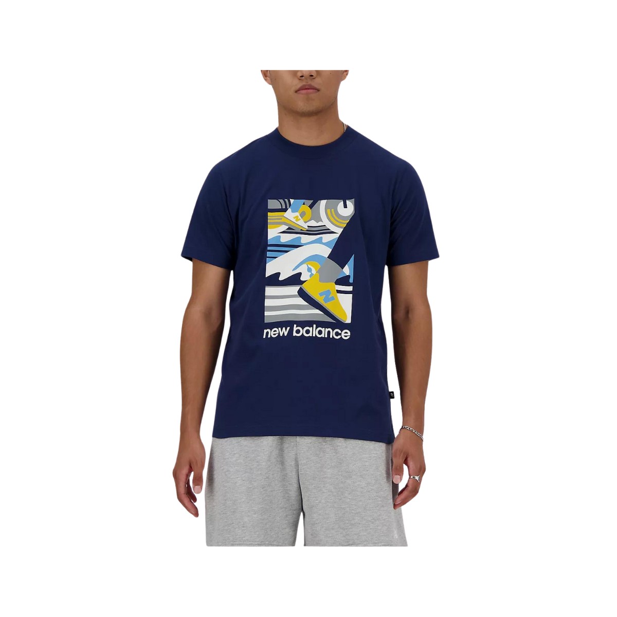 Marineblaues günstig Kaufen-New Balance Sport Essentials Triathlon Marineblaues T-Shirt, Größe S. New Balance Sport Essentials Triathlon Marineblaues T-Shirt, Größe S <![CDATA[New Balance Sport Essentials Triathlon-T-Shirt
 Das New Balance Triathlon T-Shirt defin