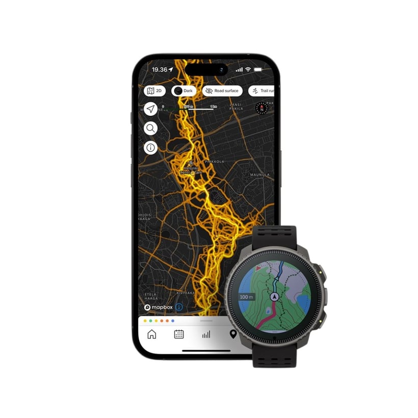 Montre Suunto Vertical Steel Solar Noir