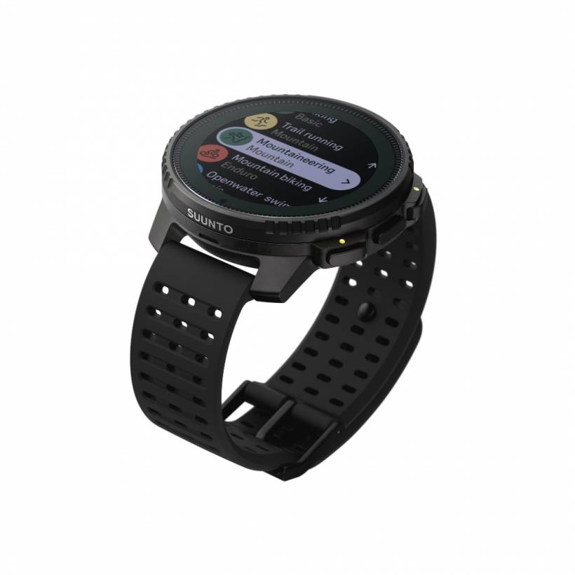 Suunto Vertical Steel Solar Schwarze Uhr