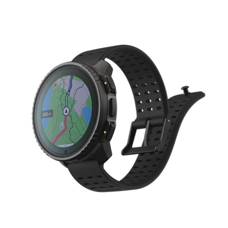 Suunto Vertical Steel Solar Schwarze Uhr