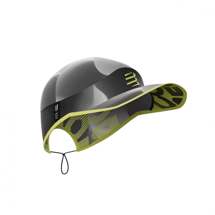 Cappello Compressport Pro Racing Nero Verde