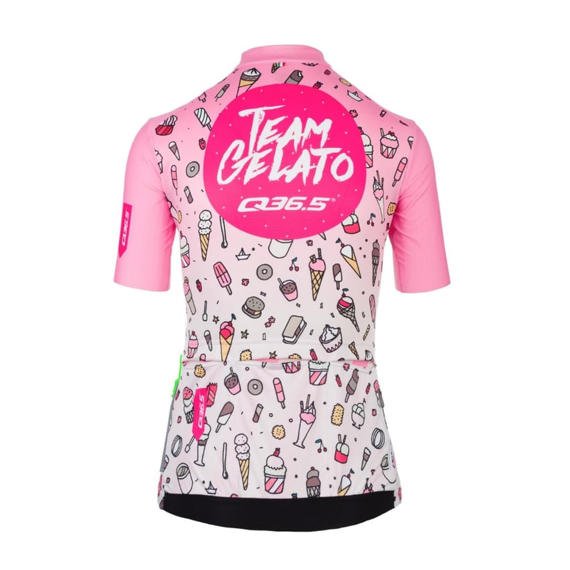 Maillot Q36.5 Gregarius Pro Team Gelato Rosa Mujer