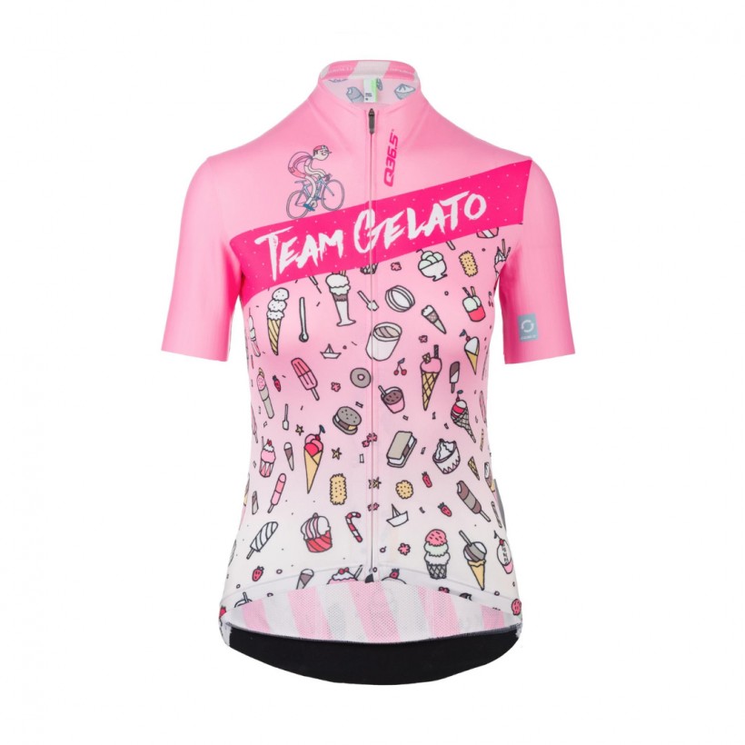 Maillot Femme Q36.5 Gregarius Pro Team Gelato Rose