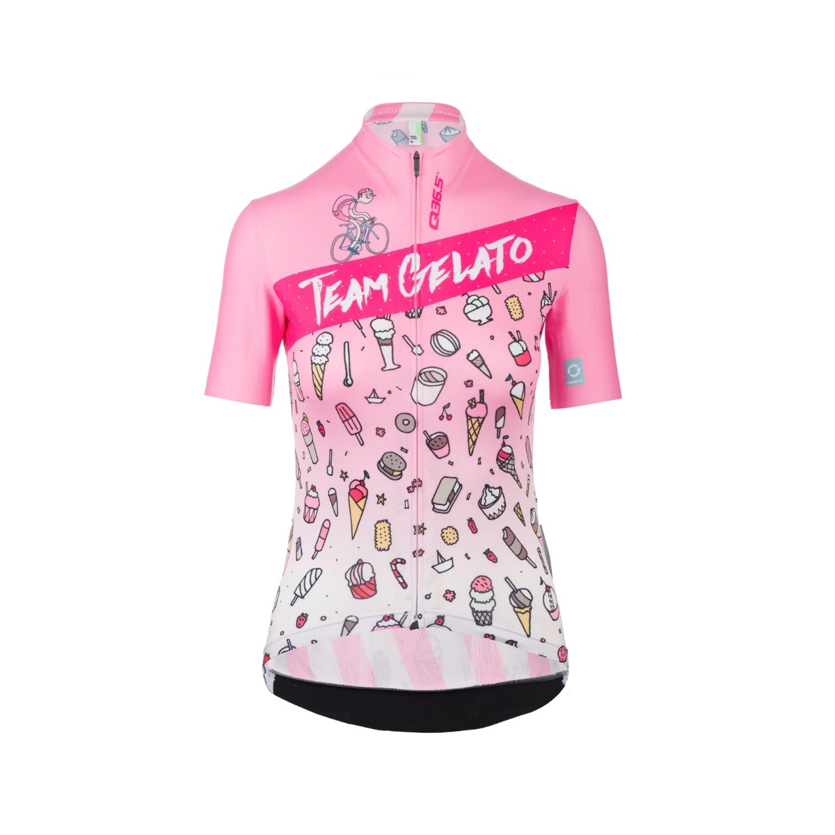 Team günstig Kaufen-Q36.5 Gregarius Pro Team Gelato Rosa Damen-Trikot, Größe XS. Q36.5 Gregarius Pro Team Gelato Rosa Damen-Trikot, Größe XS <![CDATA[Q36.5 Gregarius Pro Team Gelato-Trikot
 Erleben Sie aerodynamische Leistung mit dem Q36.5 Gregarius Pro T