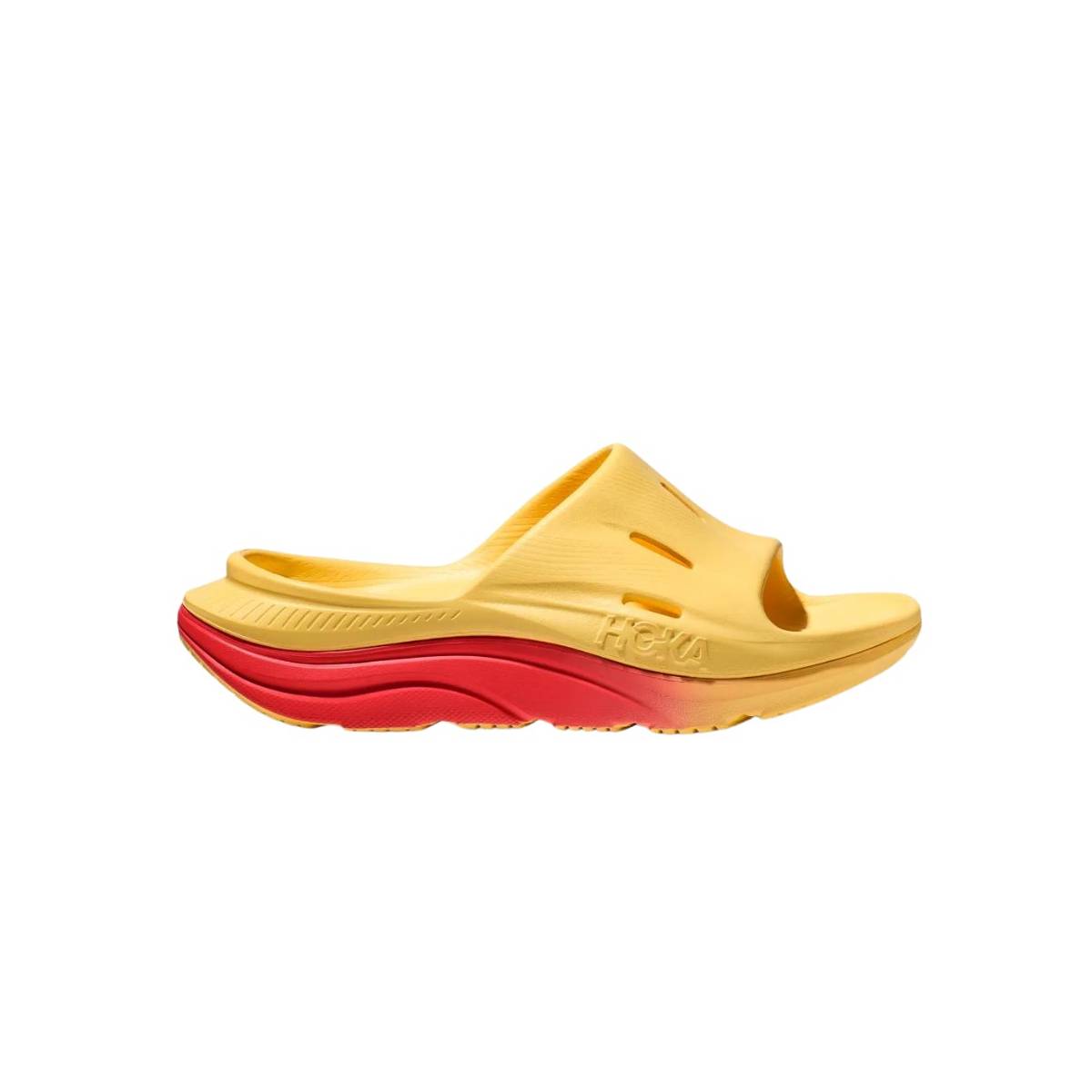 Gr 44  günstig Kaufen-Slides Hoka Ora Recovery Slide 3 Orange Rot Unisex SS24, Größe M42 2/3 - W44. Slides Hoka Ora Recovery Slide 3 Orange Rot Unisex SS24, Größe M42 2/3 - W44 <![CDATA[Hoka Ora Recovery Slide 3 Unisex-Sandale Genießen Sie maximalen Komfor