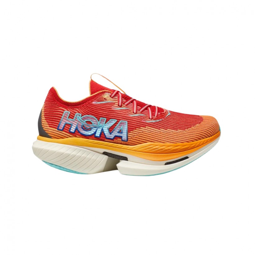 Tênis Hoka Cielo X1 Vermelho Laranja Unissex