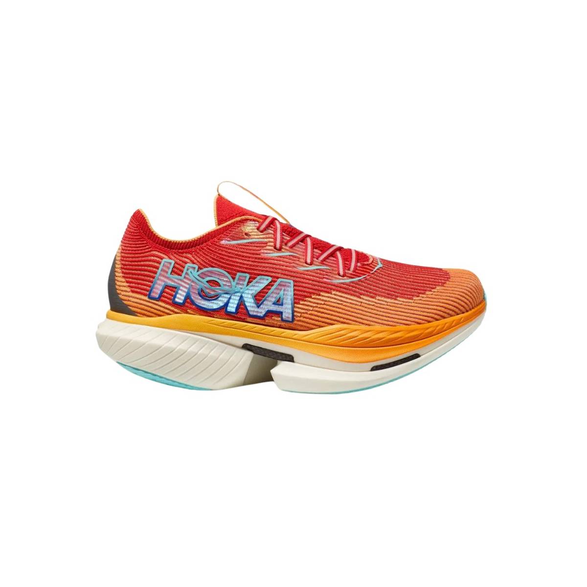 45 x  günstig Kaufen-Schuhe Hoka Cielo X1 Rot Orange Unisex SS24, Größe EU 45 1/3. Schuhe Hoka Cielo X1 Rot Orange Unisex SS24, Größe EU 45 1/3 <![CDATA[Hoka Cielo X1 Unisex-Sneaker
 Entdecken Sie die Revolution der Geschwindigkeit mit den Hoka Cielo X1 Un